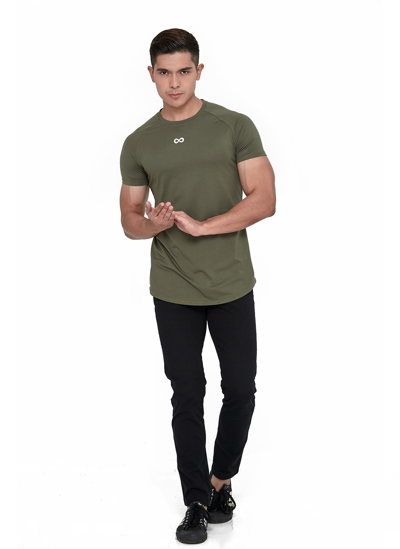 CoreFlex Gym T-Shirt - Army Green | Snurck Outfit